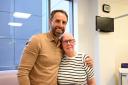 England manager Gareth Southgate met several County Durham cancer patients during a visit to the North East cancer drug trials centre