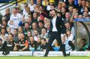 Leeds United manager Thomas Christiansen barks out instructions during the Sky Bet Championship match against reading at Elland Road Picture: Danny Lawson/PA Wire