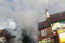 Firefighters tackle the blaze at a house in Thirsk   Picture by Stephen Knowlson