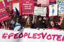 The Peoples Vote March For The Future on 20th October 2018 in London, United Kingdom. More than an estimated 500,000 people marched on Parliament to demand their democratic voice to be heard in a landmark demonstration billed as the most important protest