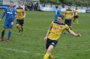 Joe Lumsden was off the mark for Tadcaster Albion this weekend. Picture: Keith A Handley