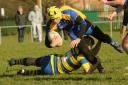 York Acorn's Tim Stubbs grabbed a late try at Oulton Raiders. Picture: Garry Atkinson