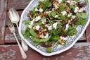 Goat’s cheese, date and toasted almond salad