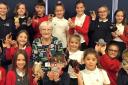 Hilary Fedyszyn, who lives near Copmanthorpe Primary School in Copmanthorpe has dedicated the last few months to creating soft toy  'learning buddies' for pupils there
