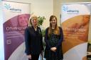 The High Sheriff of North Yorkshire, Clare Granger, with Emily Fullarton of Wellspring