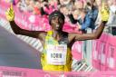 Edwin Korir winning last year's Yorkshire Marathon.