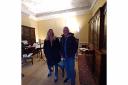Natalie Penn and Matt Ward from Heworth, inside Fairfax House during York Residents' Festival 2024