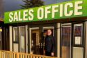 Commercial director Paul Wilson at the York sales office at Dobbies Garden Centre