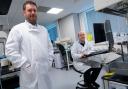 Dr Aaron Tolley, left, is part of the team at York-based Aptamer Group