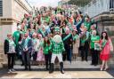 Flashback: Fundraisers at the last Macmillan Charity Raceday held at York Racecourse in 2019.