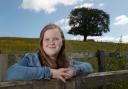 Young tech pioneer Isabella Gordon-Finlayson, who has come up with an idea for a machine that would turn the vibrations of tree branches into electricity...
