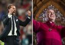 Gareth Southgate, pictured right, in photo by Danny Lawson/PA Wire. Right picture of the 98th Archbishop of York Stephen Cottrell by Danny Lawson/PA Wire.