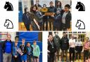 The trophy winners at the 2021 York Interschool Chess tournament