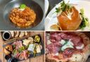 Pictures via Tripadvisor shows dishes from Buongiorno (top left), Cafe FeVa (top right), Pairings Wine Bar (bottom left) and Dough Eyed Pizza (bottom right).