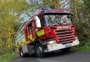 Firefighters were called to the scene in Strensall near York