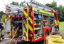 Fire crews were called to a barbecue fire near Pickering today.