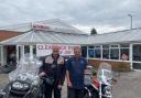 Kevin Strickland, left, and John Bulmer, who are retiring as Jax Motorcycles and Car Care Centre closes in York