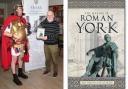 Launch of new book The Making of Roman York. Centurion Marcus Minucius Mudenus (aka Dave Grainger) and Ian Drake at Wednesday night's book launch. Picture: Graham K Cook