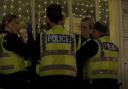 A scene from a video of police on patrol in York city centre last weekend, dealing with alleged drunk and disorderly behaviour
