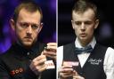 Reigning UK champion Mark Allen (left) and York snooker star Ashley Hugill (right). Pictures: Isaac Parkin and Richard Sellers/PA Wire