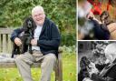 Jim Green with his hearing dog Zadie