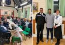 The iftar event, and Deputy Chief Constable Mabs Hussain, Faizal Mohamudbuccus, associate member of York Mosque, and Chief Constable Lisa Winward