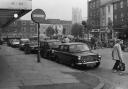Cars parking in Parliament Street York in 1980. Photo from Explore York Archive