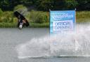 Rocco Burbridge causing a splash with his tricks and stunts