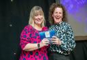 Emma Greenall being presented the Public Sector Hero award by Cllr Claire Douglas, leader of City of York Council