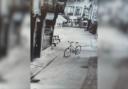 The 'ghostly bike' in York's Shambles captured on CCTV (Image - Shambles Market)