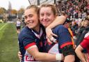 York Valkyrie's Lacey Owen (left) reflects on scoring minutes into her England debut against Wales.