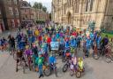 York Cycle Campaign on a previous community cycle ride outside the Minster