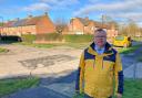 Cllr Andrew Waller in Dijon Avenue in York where a row has blown up over Westfield ward funding
