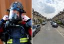 Firefighters were called to the scene in Grange Avenue, Harrogate