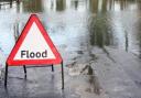 Cawood Road between Escrick and Cawood south of York has been closed due to flooding