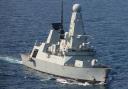 HMS Diamond in the Red Sea