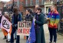 Extinction Rebellion York at a recent march