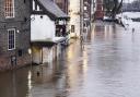 King's Staith in York flooded in December