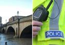 Four fire crews, paramedics and police officers were called to the scene on the River Ouse in York