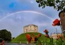 Press Camera Club member Matt Lightfoot has captured a Summer rainbow over Clifford's Tower reminding us that things always cheer up eventually