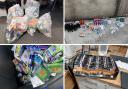 North Yorkshire Police said the value of the items recovered is believed to be around £1,500