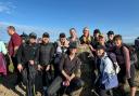 Mums from Riverside School Tadcaster during their Yorkshire Three Peaks Challenge