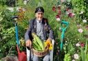 Normandy veteran John Graham, who has died aged 102, pictured down at his allotment in Holgate
