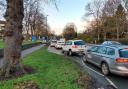 Traffic is pictured queueing in Wigginton Road for the multi-storey car park at York Hospital Picture: Mike Laycock