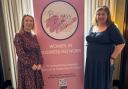 Paula Stainton with Sinead Tingley from Seredipity Counselling York who is running the next session of Business Belles