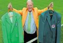 Malcolm Huntington and his Olympic umpiring attire