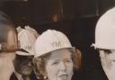 Margaret Thatcher during her visit of September 1984