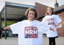 Youngsters show their support for our Save The NRM campaign after their visit to the museum