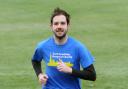Jamie Ball who is undertaking several distance runs to raise money for York Hospital. His father had a serious accident on Boxing Day last year and is now a paraplegic on a ventilator in York Hospital