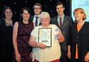 The Tour de Tang Hall team celebrates winning the Best Community Project Award at last year’s Community Pride Awards
